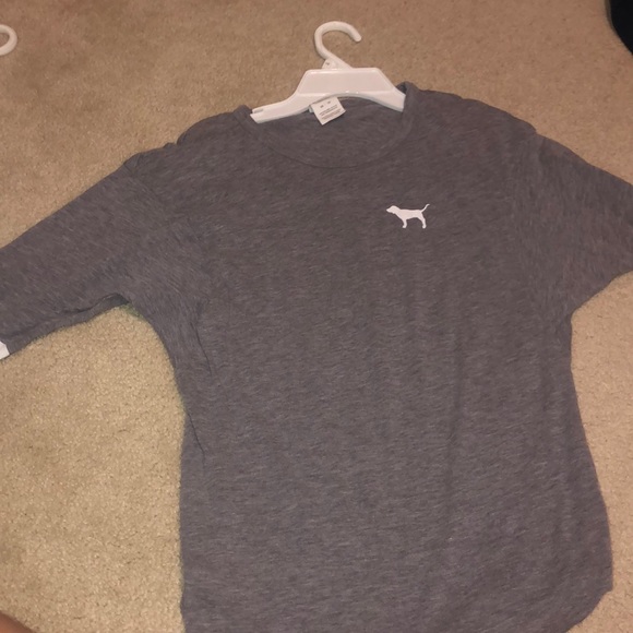 Gray quarter sleeve shirt from Pink! - Picture 1 of 1